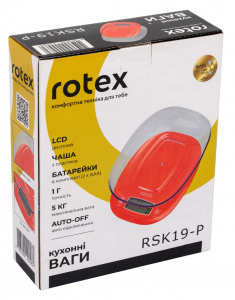 Ваги кухонні Rotex RSK19-P - Главное фото